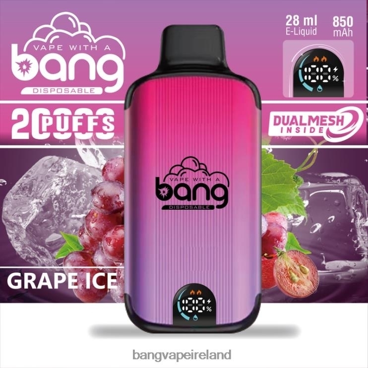 Bang Vape Dublin - Bang Vape Digital Smart Screen 20000 puffs Disposable 2FNHP3