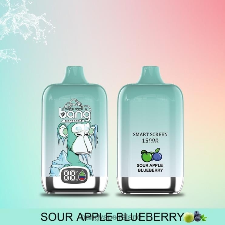 Bang Vape Ireland - Bang Vape Digital Smart Screen 15000 puffs 25ml Disposable 2FNHP11