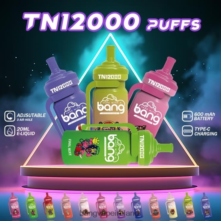 Vape Gang Dublin - Bang Vape TN12000 Pod with Mesh Coil Disposable 2FNHP5