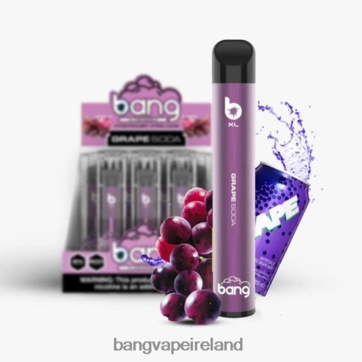 Bang Vape Ireland - Bang Vape XL Disposable Grape Soda 2FNHP29
