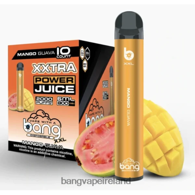 Bang Vape Ireland - Bang Vape XXL 2000 puffs Mango Guava 2FNHP20