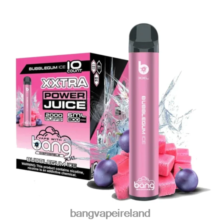 Gang Vape Price - Bang Vape XXL 2000 puffs Bubblegum Ice 2FNHP15