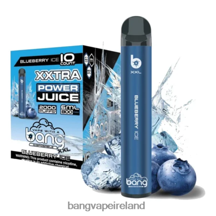 Vape Gang Dublin - Bang Vape XXL 2000 puffs Blueberry Ice 2FNHP14