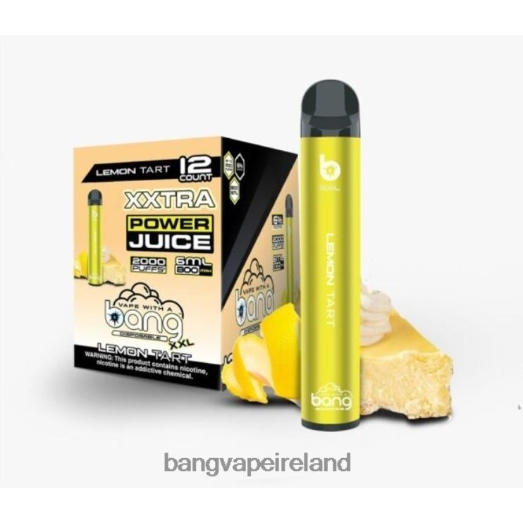 Vape Gang Ireland - Bang Vape XXL 2000 puffs Lemon Tart 2FNHP19