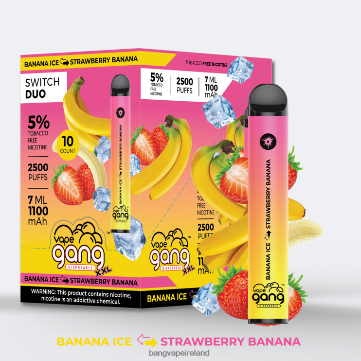 Gang Vape Price - Vape Gang Switch Duo 2 flavors (Box of 10) Lychee Ice - Peach Ice 2FNHP42